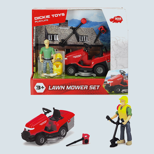 Dickie Toys Playlife Honda Hf2622 Lawn Mower Set With Action Figure