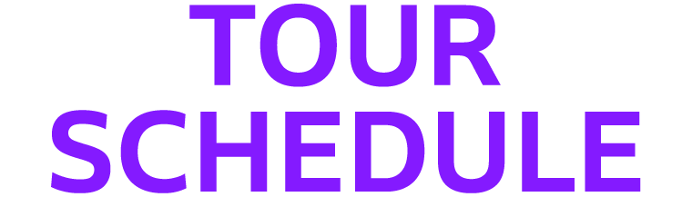 TOUR SCHEDULE