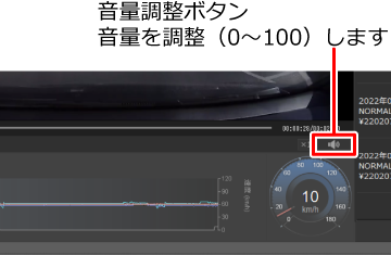 ビューアーソフトの音量調整方法