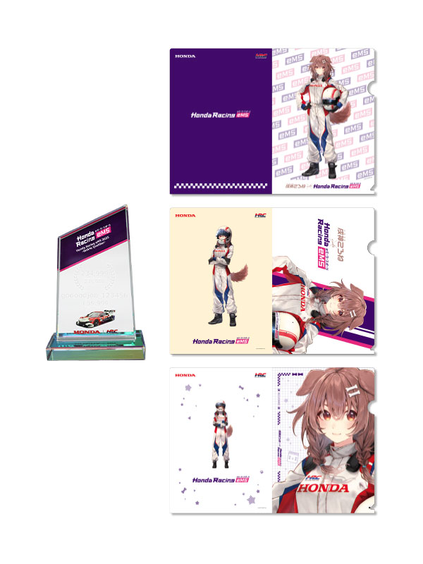 Honda Racing eMS 2025 戌神ころね クリアファイルセット