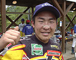 125cc第1ヒート優勝の加賀