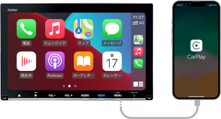 Apple CarPlayに対応