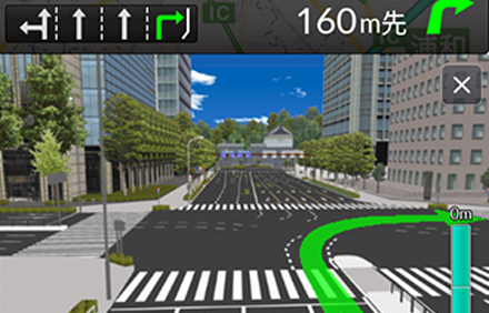3Dリアル市街地図＆交差点案内