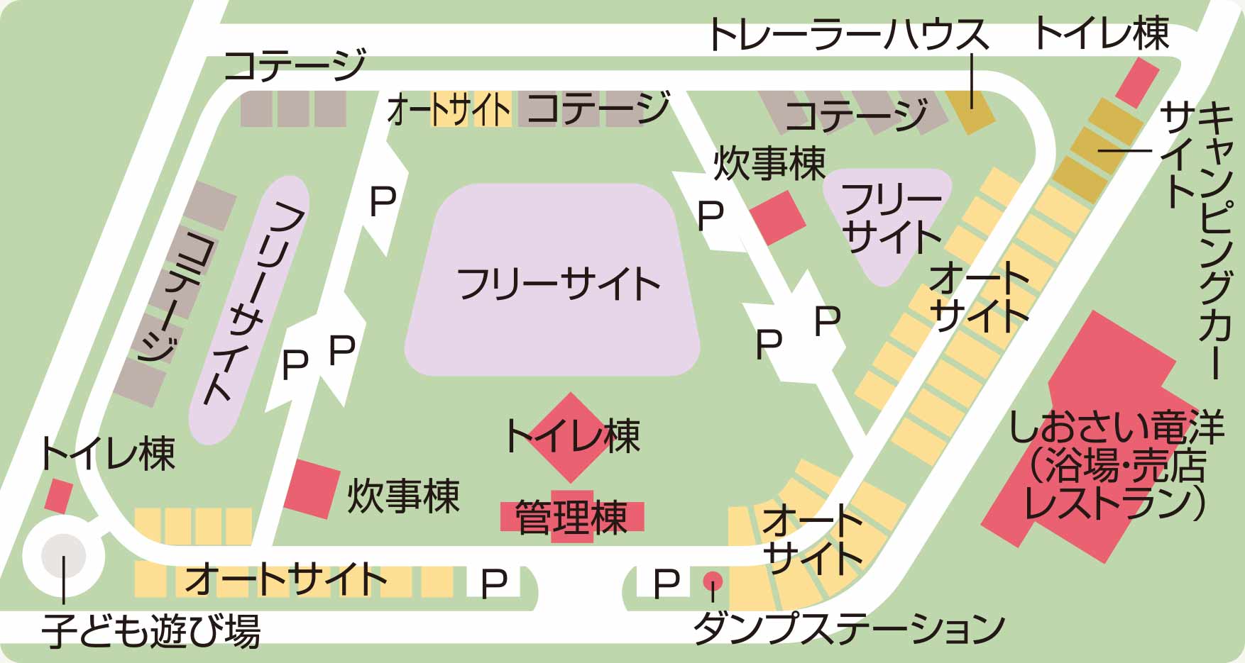 竜洋海洋公園オートキャンプ場 の設備 遊びを詳しくご紹介 初心者におすすめのキャンプ場 Hondaキャンプ Honda