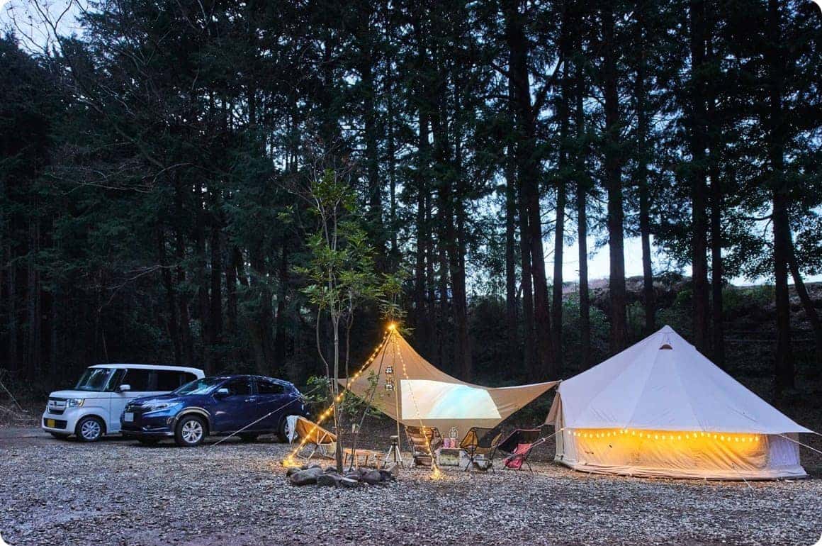 プライベート感を満喫 貸し切りキャンプを楽しみ隊 こいしゆうかのキャンプde遊び隊 Hondaキャンプ Honda