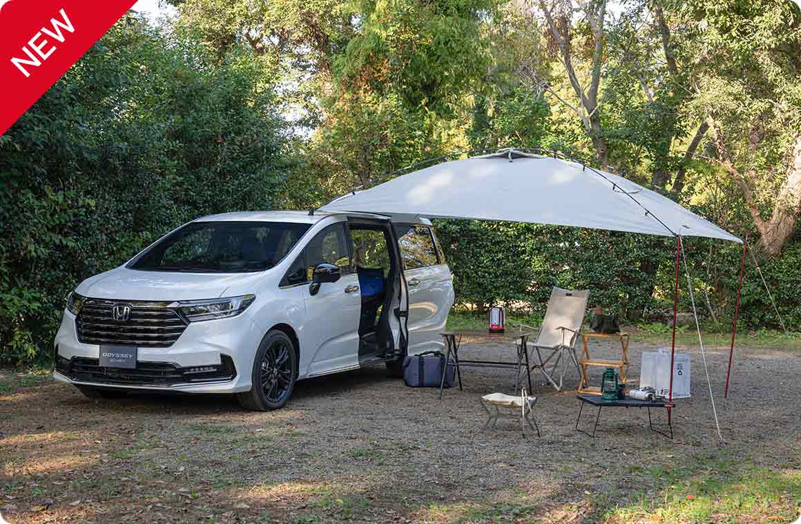 オデッセイ の車中泊の使い勝手を検証 Hondaキャンプ Honda オデッセイ の車中泊の使い勝手を検証 Hondaキャンプ Honda