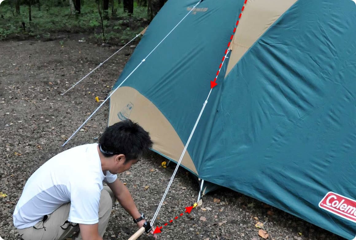 機能が活きるテントの張り方 キャンプ道具のマメ知識 Hondaキャンプ Honda