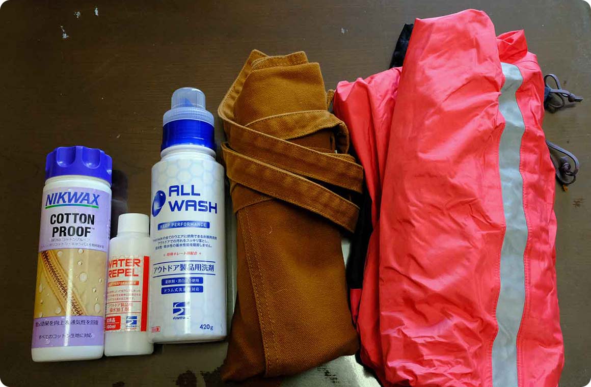 自宅で簡単 防水ウエアの洗い方 撥水性を回復する方法 キャンプ道具のマメ知識 Hondaキャンプ Honda
