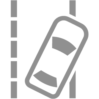 路外逸脱抑制機能表示灯