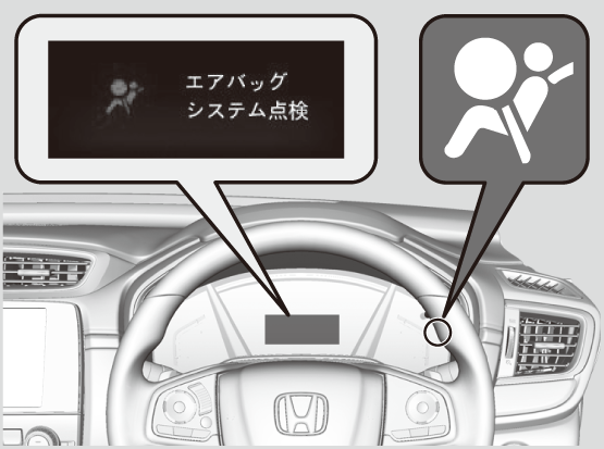エアバッグシステム警告灯 Cr V 19 Honda