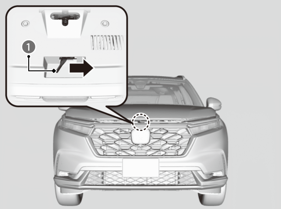 ボンネットの開閉方法 | CR-V e:HEV 2026 | Honda