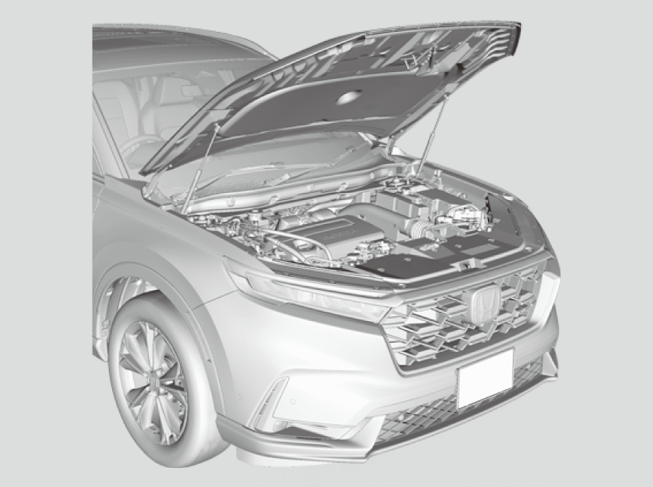 ボンネットの開閉方法 | CR-V e:HEV 2026 | Honda