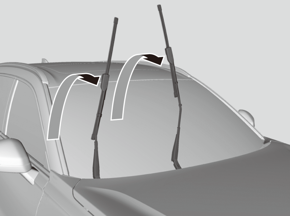 フロントワイパーアームの起こしかた | CR-V e:HEV 2026 | Honda