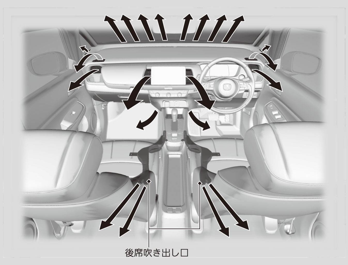 エアコンの吹き出し口 | FIT 2020 | Honda