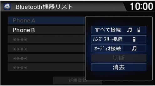 Bluetoothで接続する Freed Hybrid Freed Hybrid 17 Honda