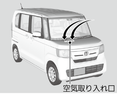 車外の清掃 N Box 18 Honda