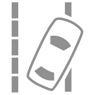 路外逸脱抑制機能表示灯