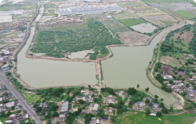 インド：貯水池開発により災害リスク低減に貢献
