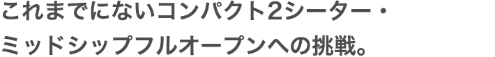 Hondaがベストと信じる新しい走りの喜びをふたたび世に問う。