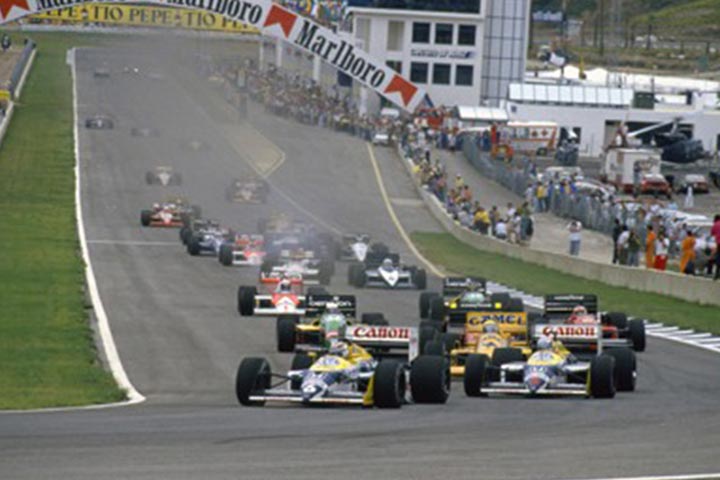 琢磨選手が初めてレース観戦した1987年、F1ではHondaエンジンが16戦11勝と圧倒的な成績を収めた
