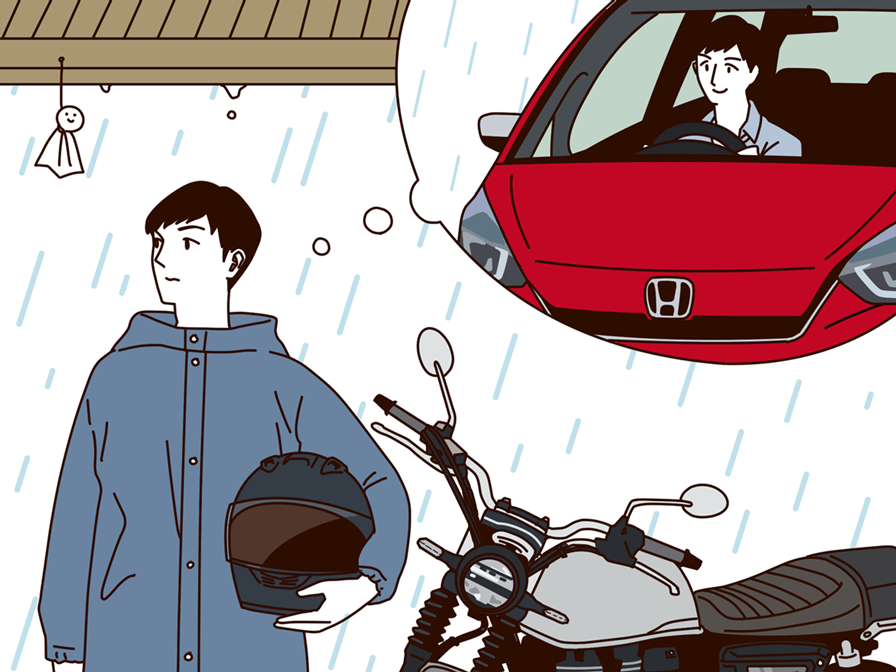 Hondaのサブスク活用例 梅雨や真冬の移動の足として、クルマを利用！