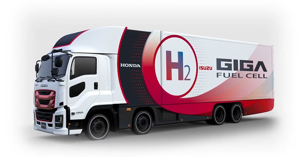 いすゞとHondaが燃料電池（FC）大型トラックの共同研究契約を締結