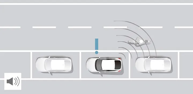 「Honda SENSING 360」の次世代技術(Next Concept)に搭載される「降車時車両接近警報」