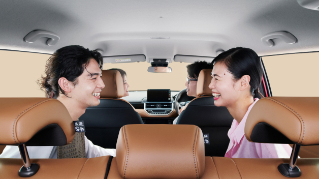 コンパクトSUVクラスとは思えない広い室内空間。画像