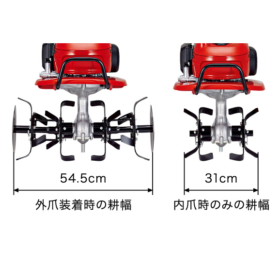 こまめ F220（JT）- 車軸ローター式 耕うん機｜Honda