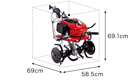 こまめ F220（JT）- 車軸ローター式 耕うん機｜Honda