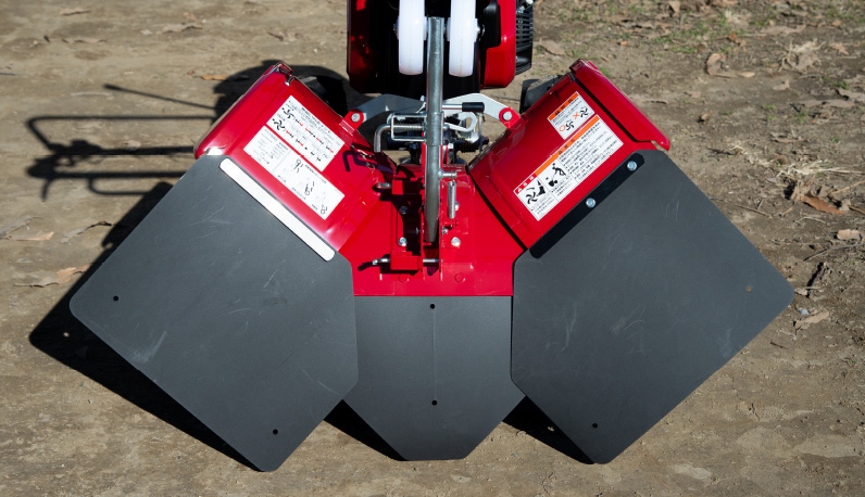 『FU700JRM』のロータリーカバーは開閉角度を3段階で切り替え可