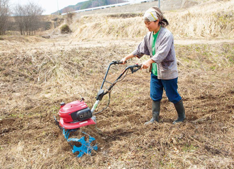 耕す女子たち Vol 22 野菜づくり Web Magazine 耕うん機 Honda