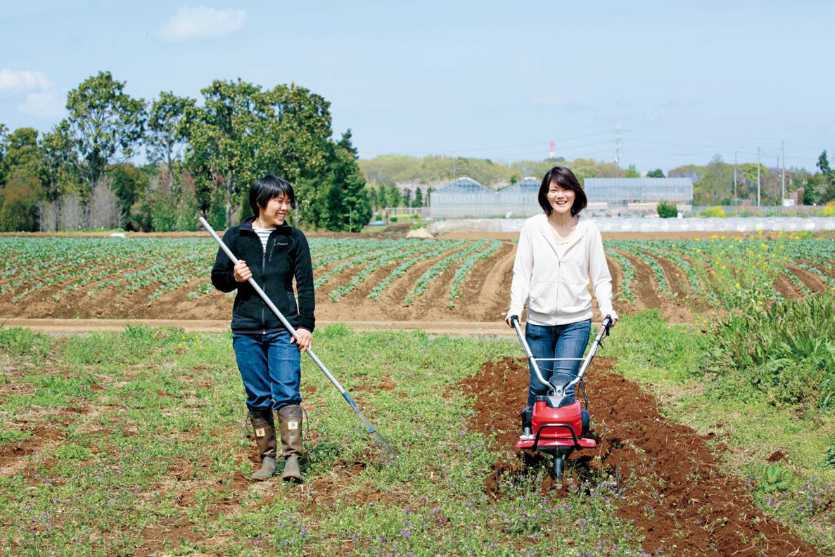 耕す女子たち Vol 30 野菜づくり Web Magazine 耕うん機 Honda