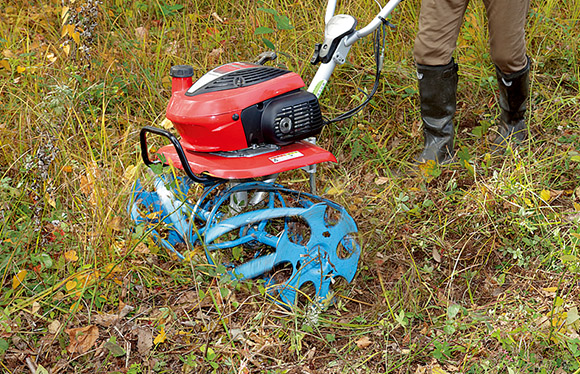 除草作業用のアタッチメント 耕うん機 Honda