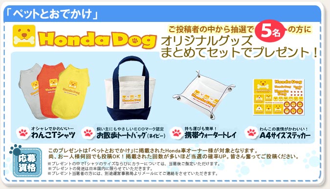 Honda DogIWiObYA܂Ƃ߂ăZbgŃv[gI