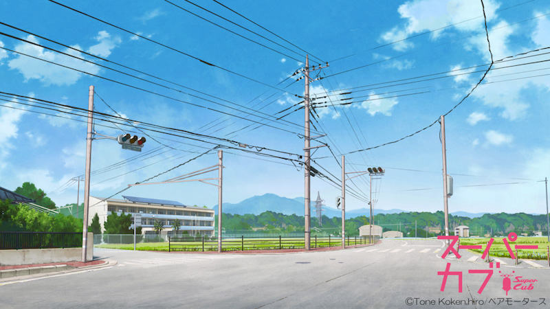 TVアニメ「スーパーカブ」（©Tone Koken,hiro/ベアモータース）